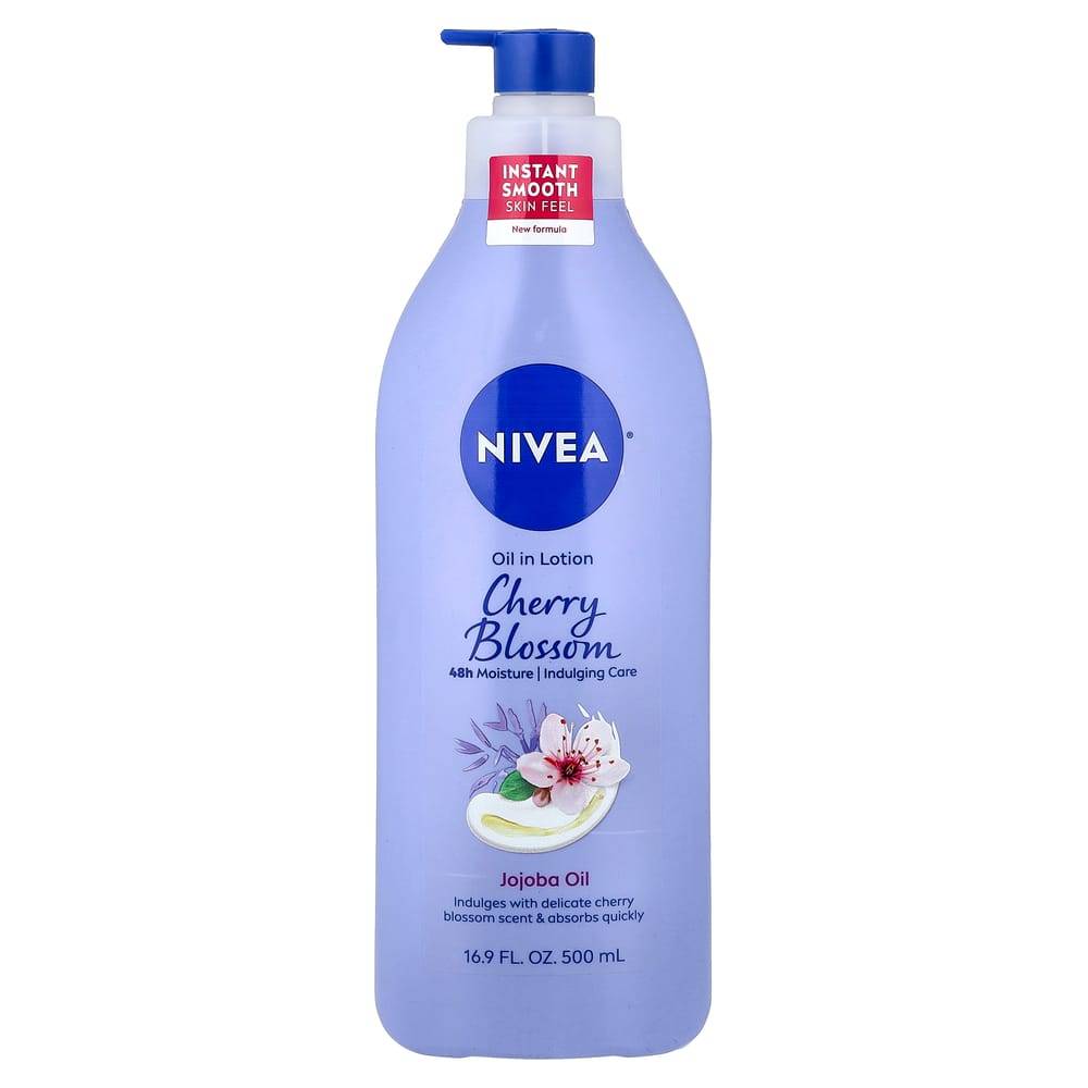 Nivea Oljeberikad Lotion med Körsbärsblomma & Jojobaolja 500ml (16,9 fl oz)