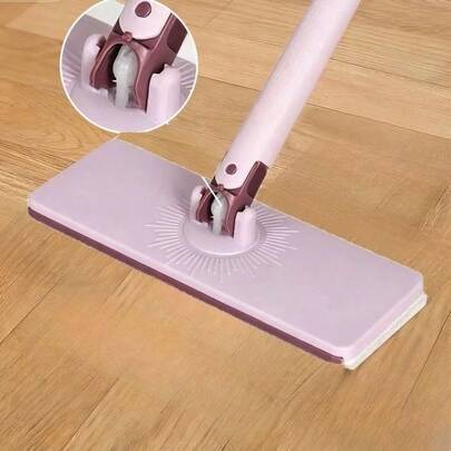 Multifunktionell mopp, mångsidig engångshanddukmopp med långt handtag, ingen handtvätt, påklämbar handdukmopp, lämplig för badrum, toalett, kök, glas (Multi-size)