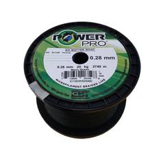 Påspoling af fletline-PowerPro-0,19mm-Moss Green