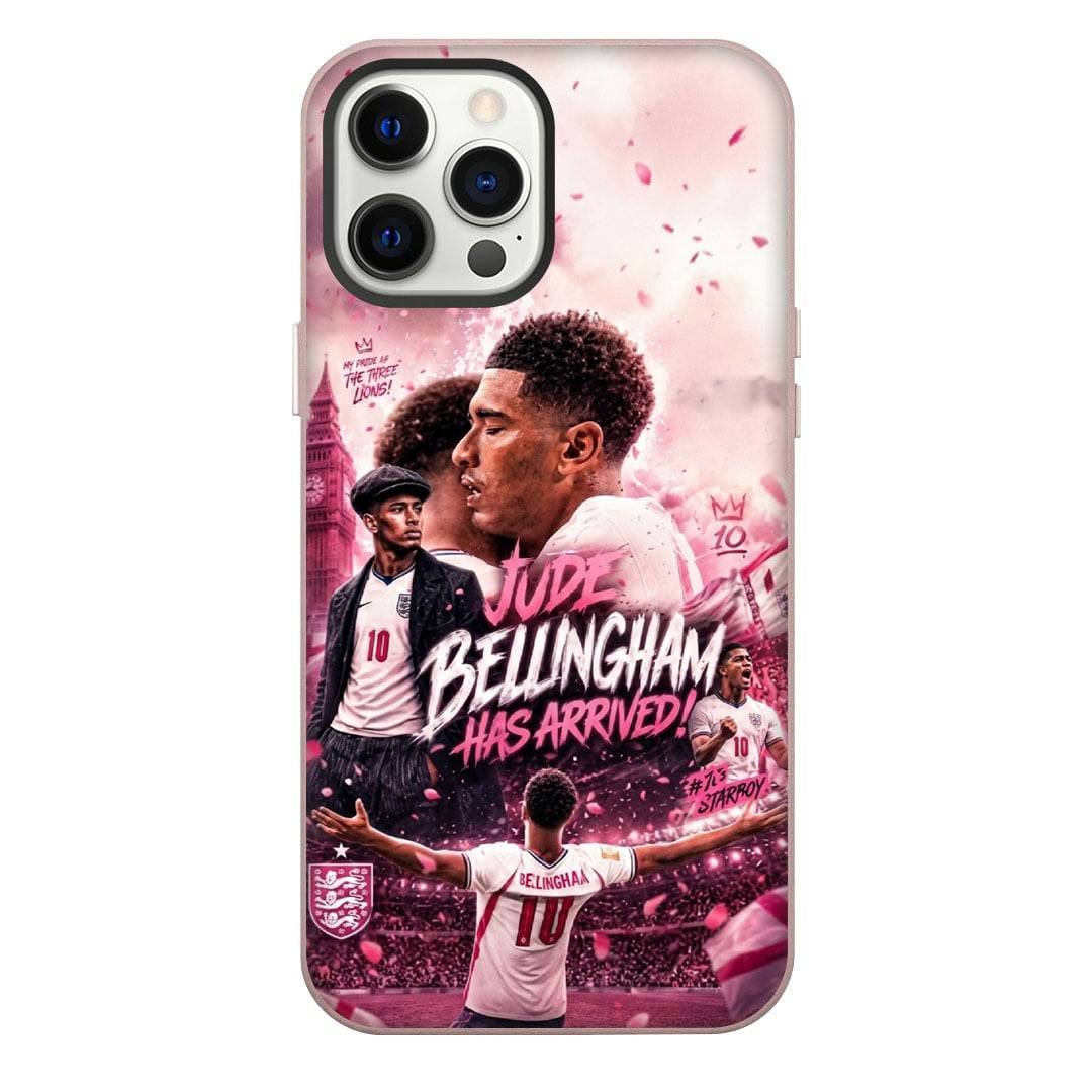 Jude Bellingham Phone Case For iPhone Samsung Galaxy Pixel OnePlus Vivo Xiaomi Asus Sony Motorola Nokia - Jude Bellingham England National Team Pink Tone Stadium Celebration Poster.