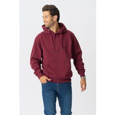 Basic Hoodie - Bordeaux Rød - Herre - S - TeeShoppen