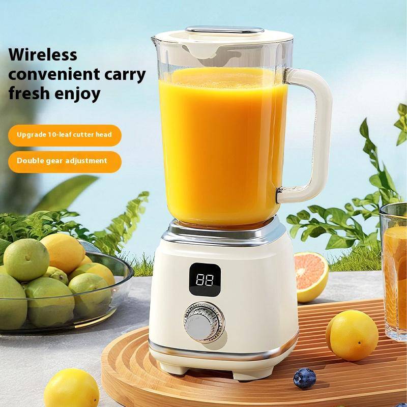 Bärbar Fruktpress Elektrisk Juicepress Blender Uppladdningsbar Hushållsjuicepress Mixer Juicepress Maskin svart