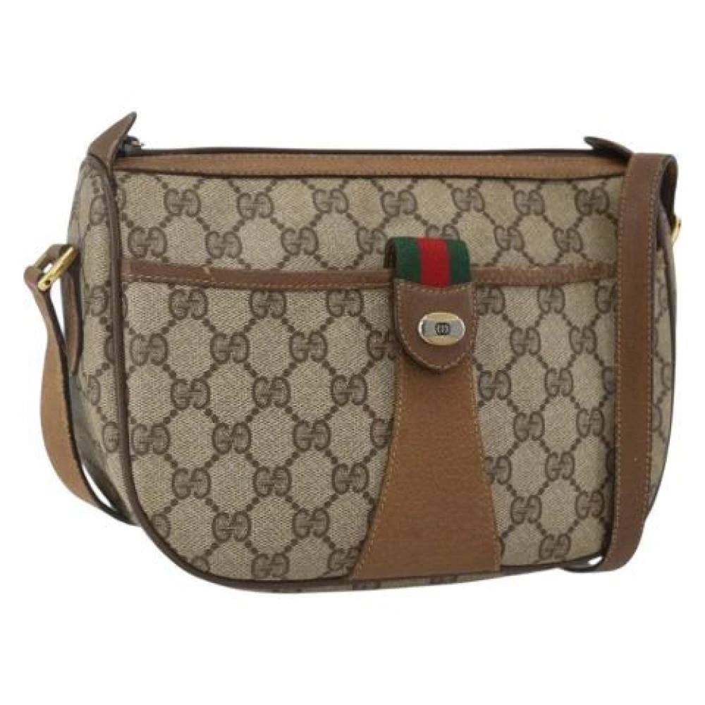 Gucci Vintage Pre-owned Cross Body Bag - Vintage - Dame - Beige - ONE SIZE -