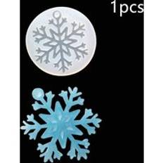Bröllopsfest snöflinga fondant tårta dekorationskolv 3 st/set socker hantverk fräsform verktyg jul tårt dekoration verktyg - 2