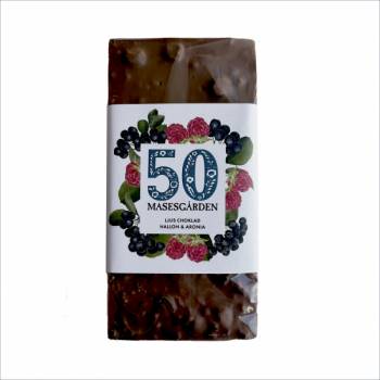 Jubileumschoklad, Hallon & Aronia ljus 100 g