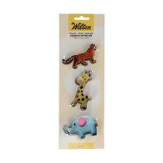 Udstikkersæt - Giraff, Tiger & Elefant 3 delar, Wilton
