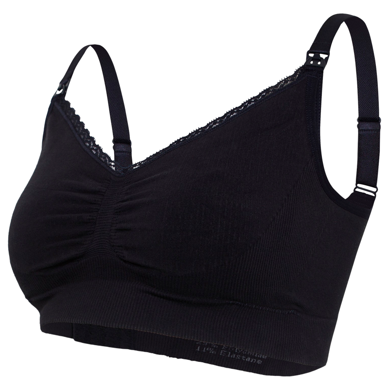 Carriwell Original Graviditets & Amme BH Sort - Small - 1 stk