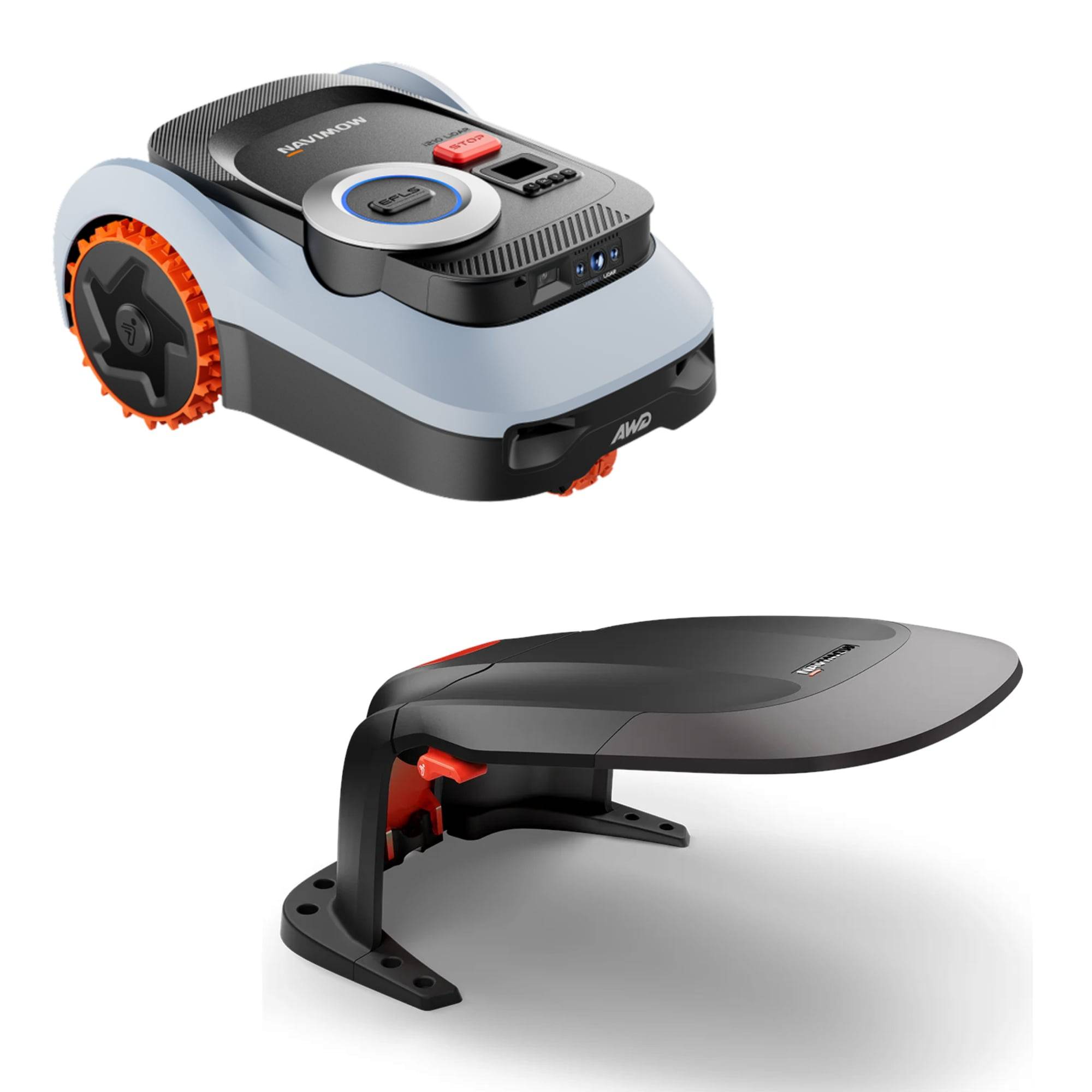 Segway Navimow i220E Lidar Pro robotplæneklipper + Navimow Garage S S1A02E - Fri fragt og klar til levering - Prismatch