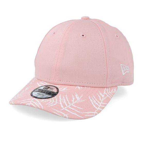 New Era - Rosa adjustable Keps - Kids Palm Print 9Forty Pink Adjustable @ Hatstore