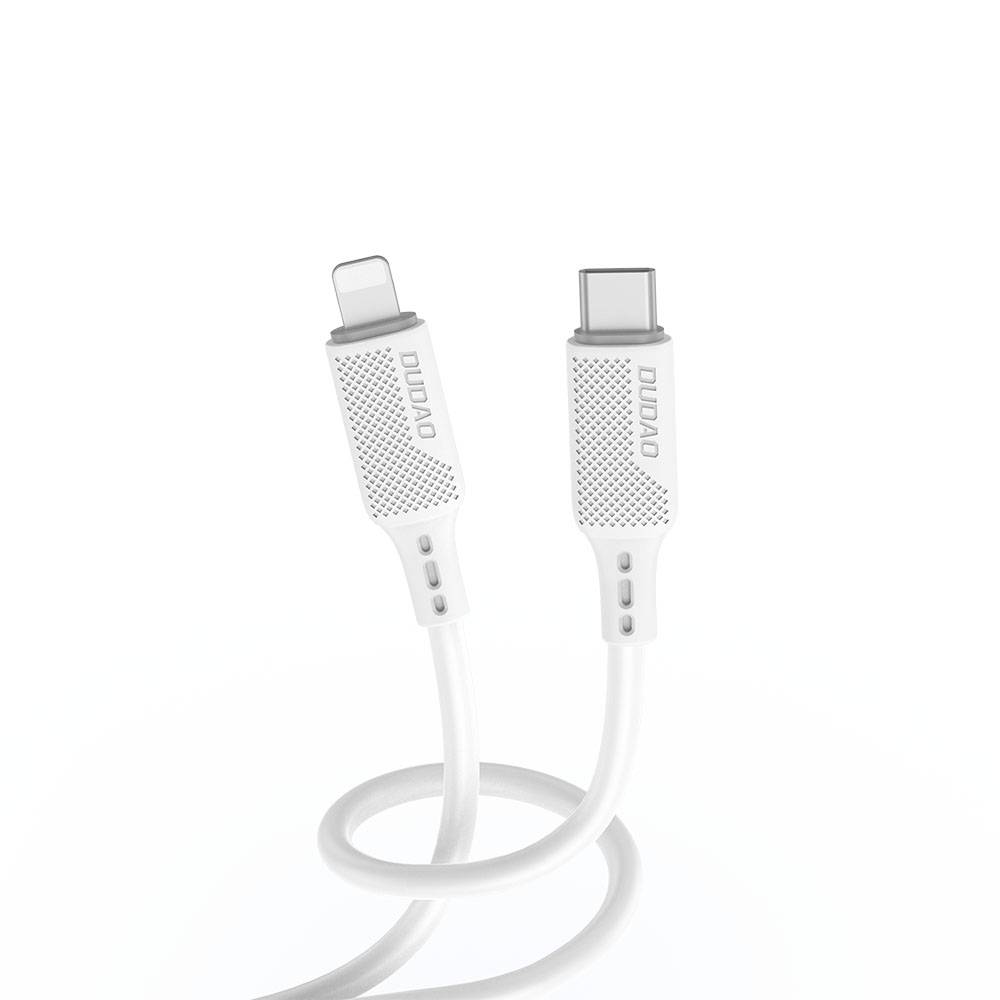 DUDAO L6S USB-C - Lightning Kabel 20W - 2 Meter - Hvid.
