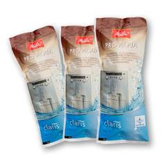 Praktisches VORTEILSPACK Pro Aqua Wasserfilterpatronen passend für Melitta Kaffeevollautomaten, 3 Stück