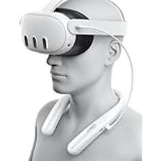 JSAUX batteripaket kompatibel för Meta Quest 3S/3/2, 10 000 mAh PD snabbladdare batteripaket (extra 4-6 H speltid), VR Extend Power tillbehör, kompatibel med Oculus Quest 3, Meta Quest 2/3S