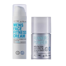 Active By Charlotte - Mens Face Fitness Cream 50 ml + Active By Charlotte - Runners Powder 50 gr.