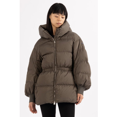 Lempelius | Dunjakke | Drawstring Down Jacket AZA, foggy green - S