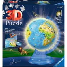 Ravensburger 3D-​pussel -​ Barnens Jordglob med Ljus