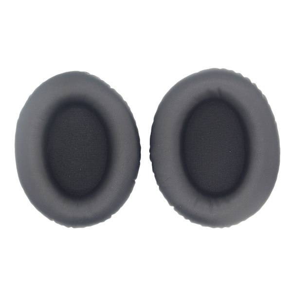 Proteinläder öronkuddsöverdrag kompatibelt med HyperX Cloud 3 och kompatibelt med Kingston HyperX Cloud 3, flerfärgat headsetskydd 2-pack Black