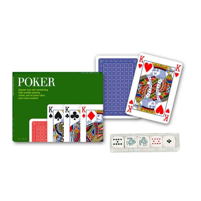 Piatnik kortlek + pokertärningar