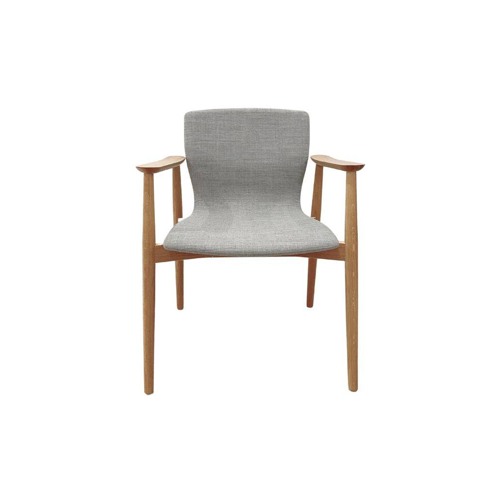 Magnus Olesen 5480 Butterfly Classic Chair, Eg/Grå Remix