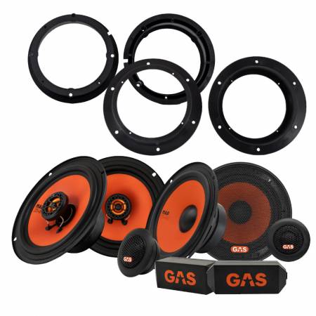 GAS 6.5" MAD K1 & X1-högtalarpaket, Volkswagen Golf Mk5