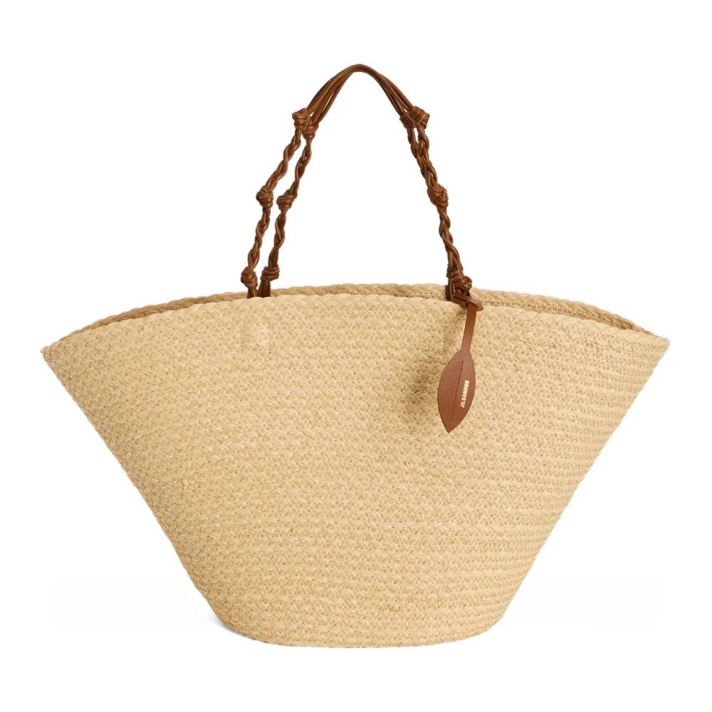 Jil Sander Shoppingtaske - Tasker - Dame - Beige - ONE SIZE -
