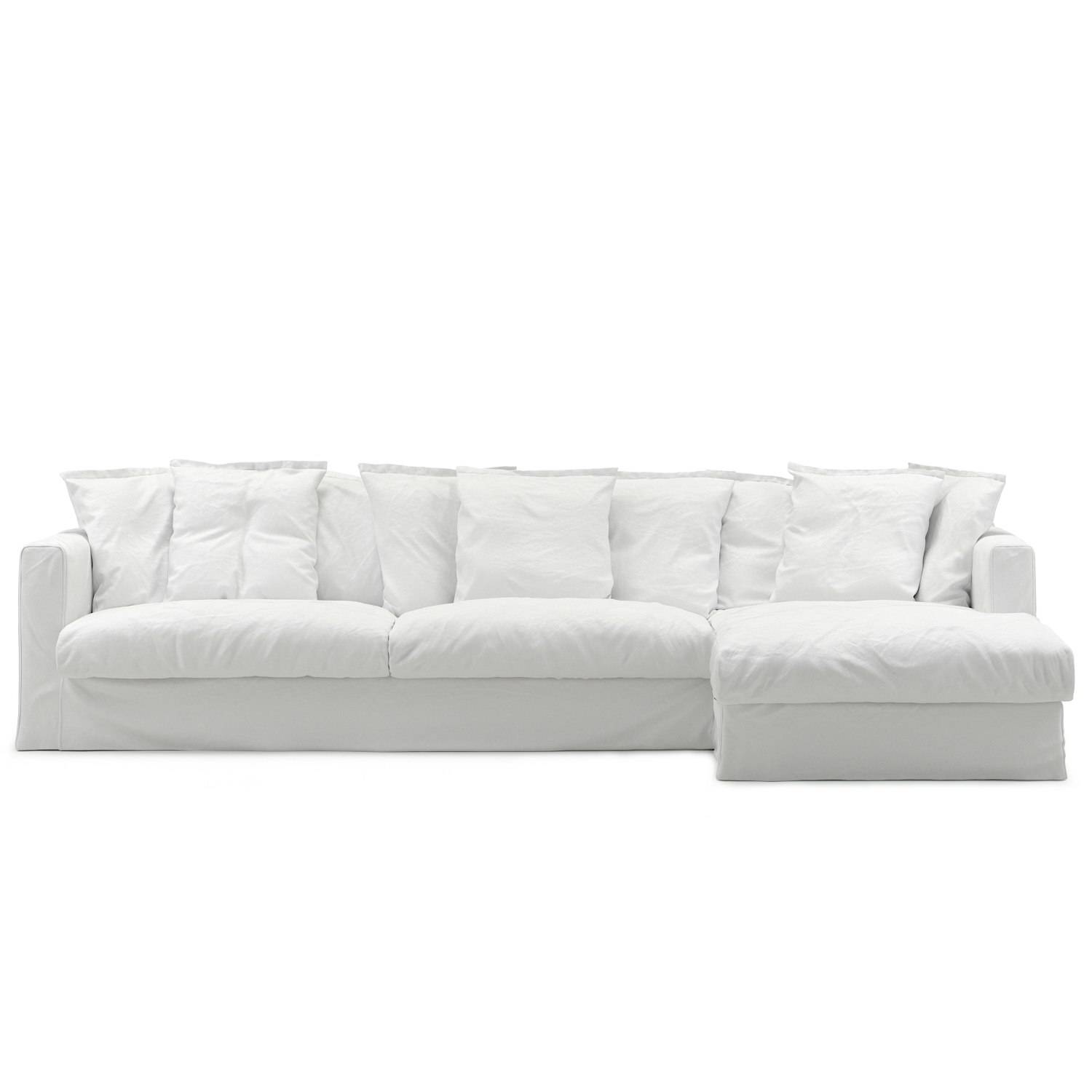 Decotique Le Grand Air 3-personers Sofa Divan Højre - Hjørnesofaer & Divansofaer Bomuld Hvid - 227826-227827-227833.