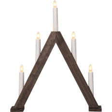Star Trading - Albo - Adventsljusstake - Brun