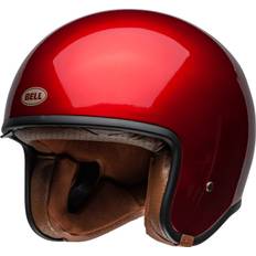 Bell TX501 Blank Rød Pilot Hjelm XS