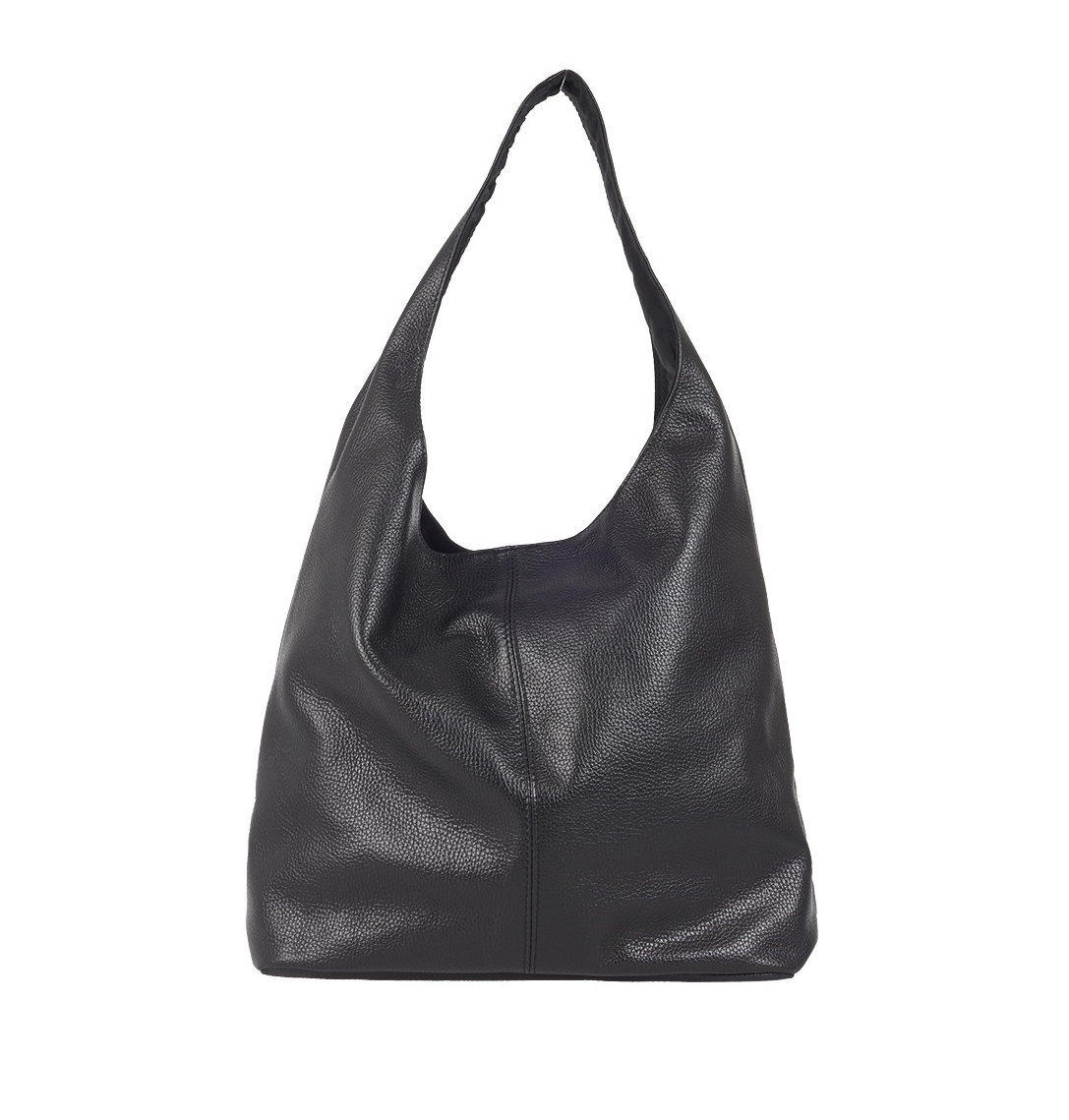 Ulrika Design Shopper, svart skinn