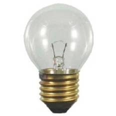 Ovnlampe K45x75mm E27 240V 15W 300° cl - Rund lampe 15W 220...240V E27 klar
