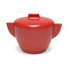 Portugisisk Melamin Sukkerskål i original 1950 design Rød