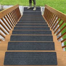 TEMU Non-slip Carpet Stair Treads, 8.6" X 27.5" Indoor/outdoor Stair Runners For Wood Steps, Safety Rug Resistant To Slips, Ideal For Pets And Elderly