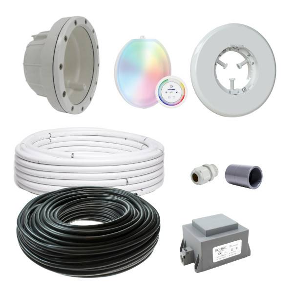 AstralPool LumiPlus Flexi RGB Plug & Play Komplet Pakke - 1 lampe