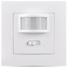 Infraröd pir rörelse sensor switch pvc infälld vägglampa glödlampa ac 110-240v