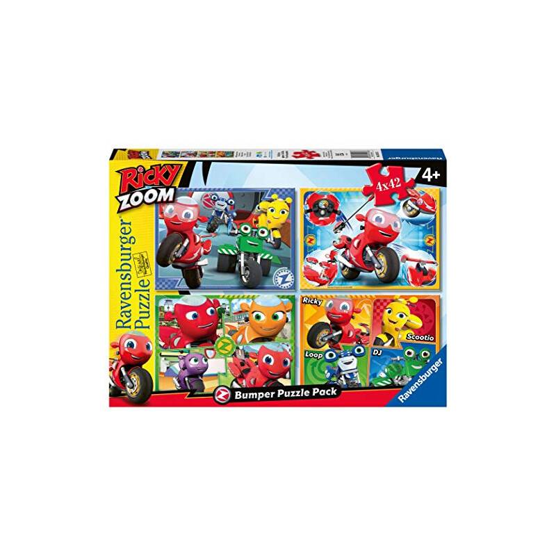 Ravensburger 05107 Ricky Zoom Puzzle 4 x 12 Teile, bunt