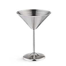 Rustfrit stål cocktailglas med høj bund, ubrydelig metalbar