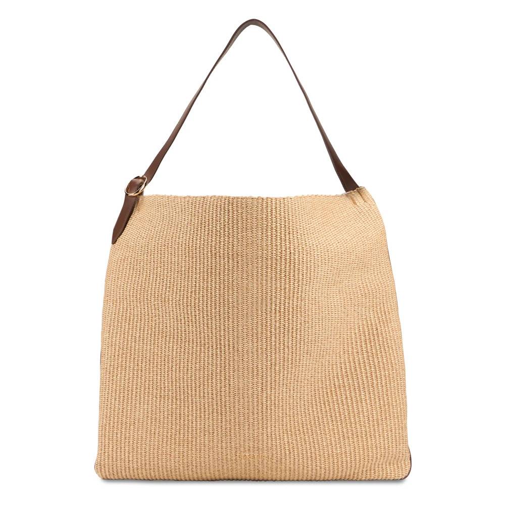 Orciani Todo Zanzibar Stor Skuldertaske - Tasker - Dame - Beige - ONE SIZE - Uld