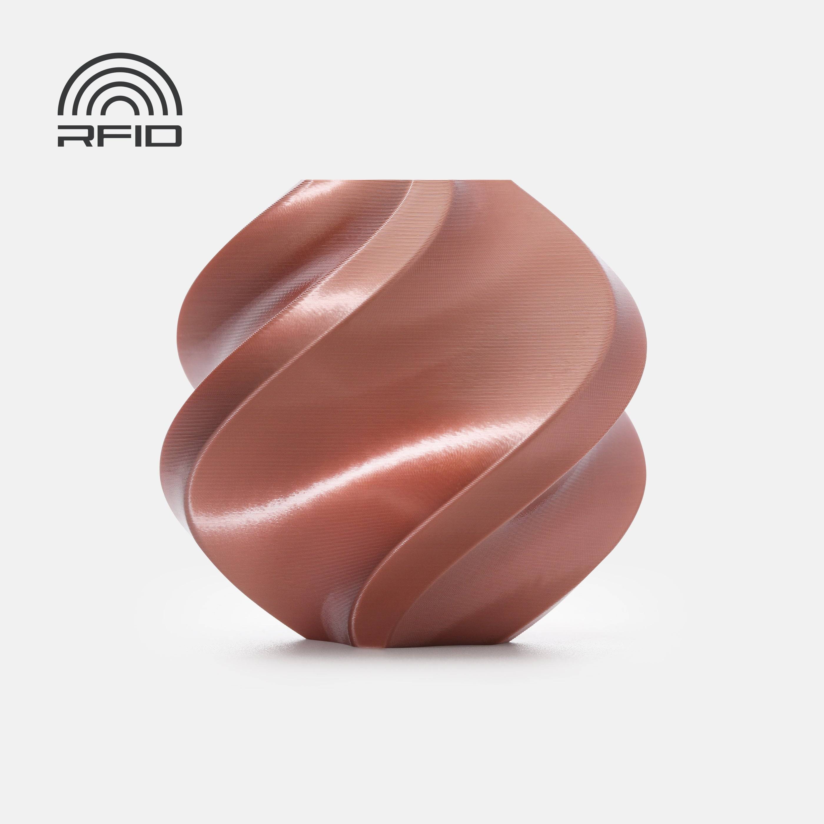 Bambu Lab PLA Silk+ - Rose Gold (med spole)