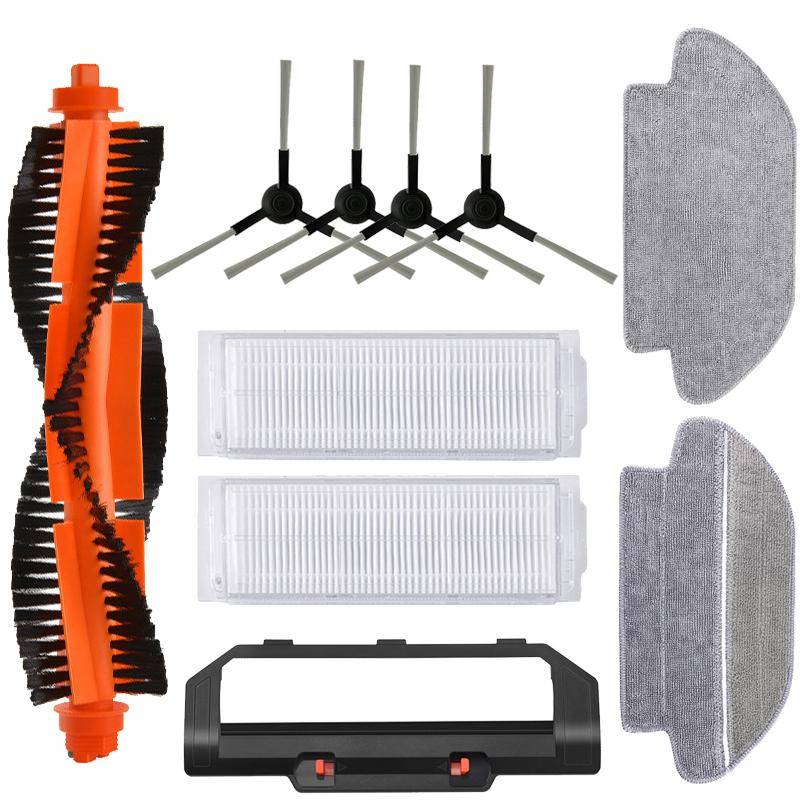Tillbehör för Xiaomi Mi Robot Dammsugare Mop Pro STYTJ02YM / Mi Robot Dammsugare-Mopp P Dammsugare Reservdelar Ersättningskit, Huvudborste, Filter, Mo