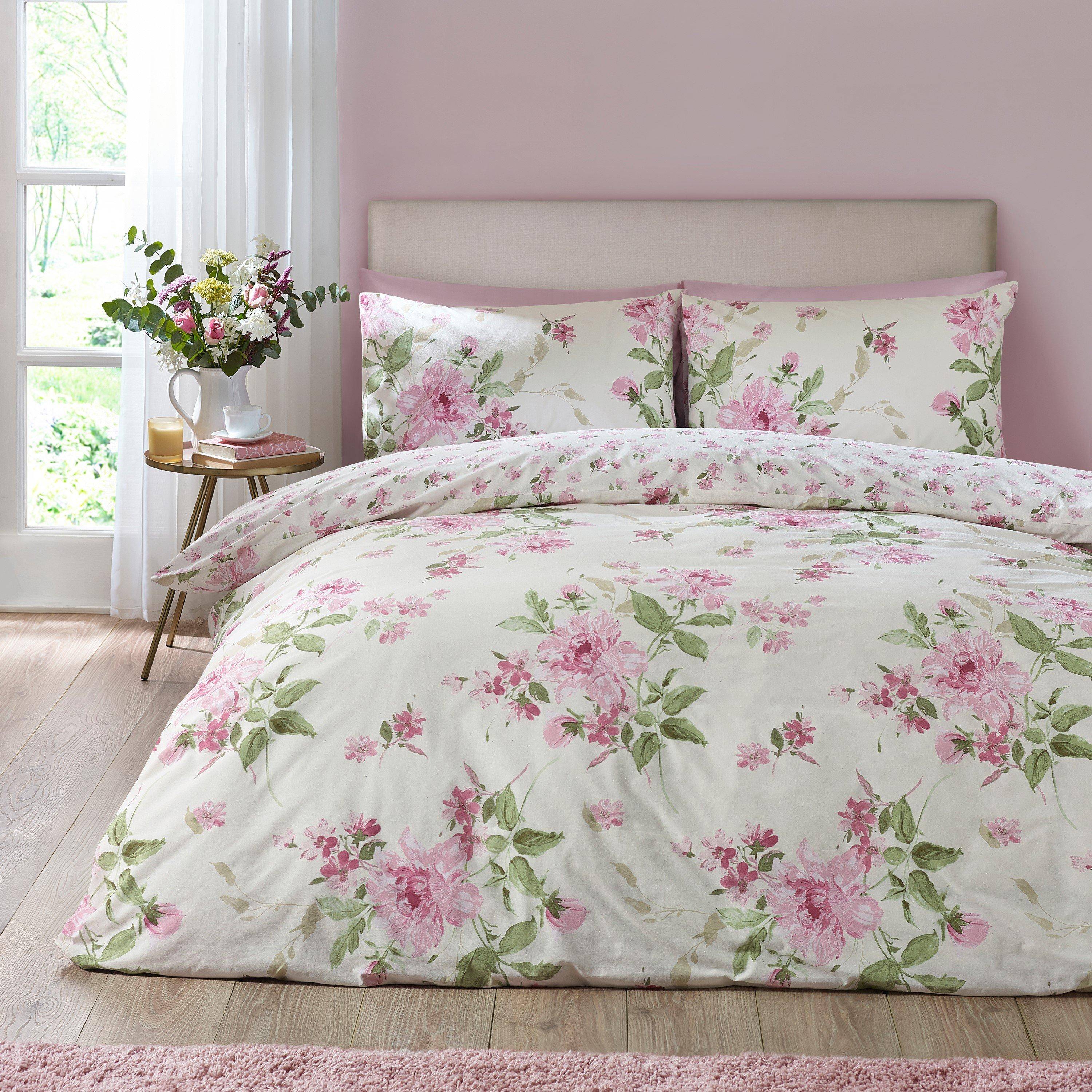 Catherine Lansfield Avebury Floral Duvet Cover Set