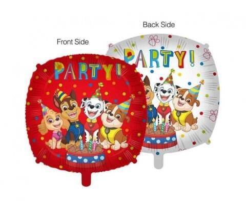 Paw Patrol folieballon med vægt, 46 cm