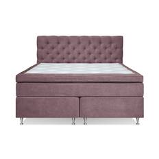 Drömvik Joluma Sängpaket Fast/Medium 180x200 cm - (+Fler val) Mörkrosa Kontinentalsäng Rosa