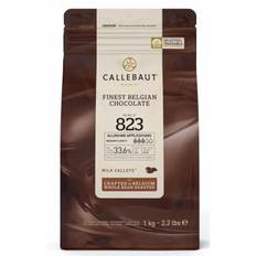 Callebaut 823 Mjölkchoklad 1kg Chokladpellets Chokladknappar