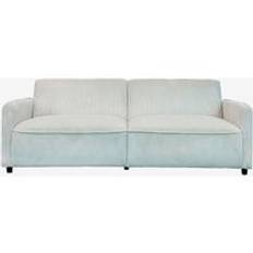Dorel Home - Alicia bäddsoffa 3-sits i corduroy - Vit - Bäddsoffor - Från Homeroom