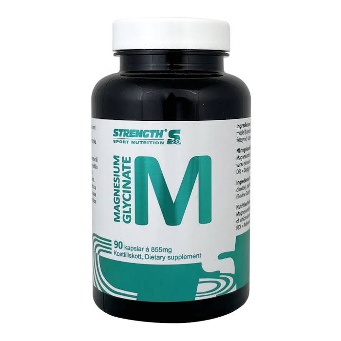 Strength Sport Nutrition  Magnesium Glycinate, 90 kapsl.