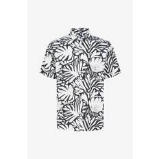 Jack & Jones Junior - Skjorta jorJoshua Aruba Aop Shirt SS Jnr - Vit