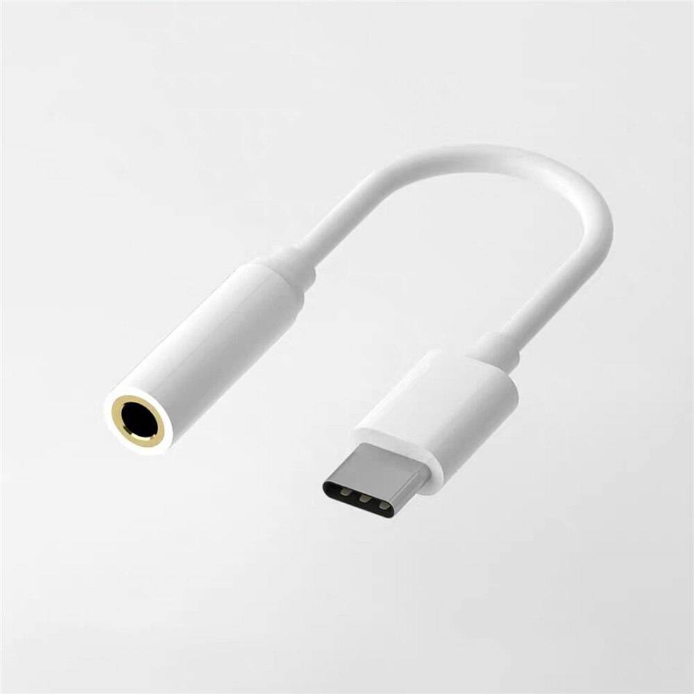 Mini type-c to 3.5mm hörlursadapter för huawei/ google/ samsung telefon surfplatta typ c 3.5mm jack hörlurskabel adapter