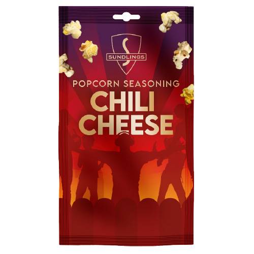 Sundlings Popcornkrydda Chili Cheese 26g