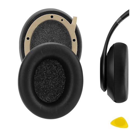 Geekria Ersättningskuddar för öron kompatibla med Beats Studio Pro (A2924) hörlurar, öronkuddar, reparationsdelar (Svart)