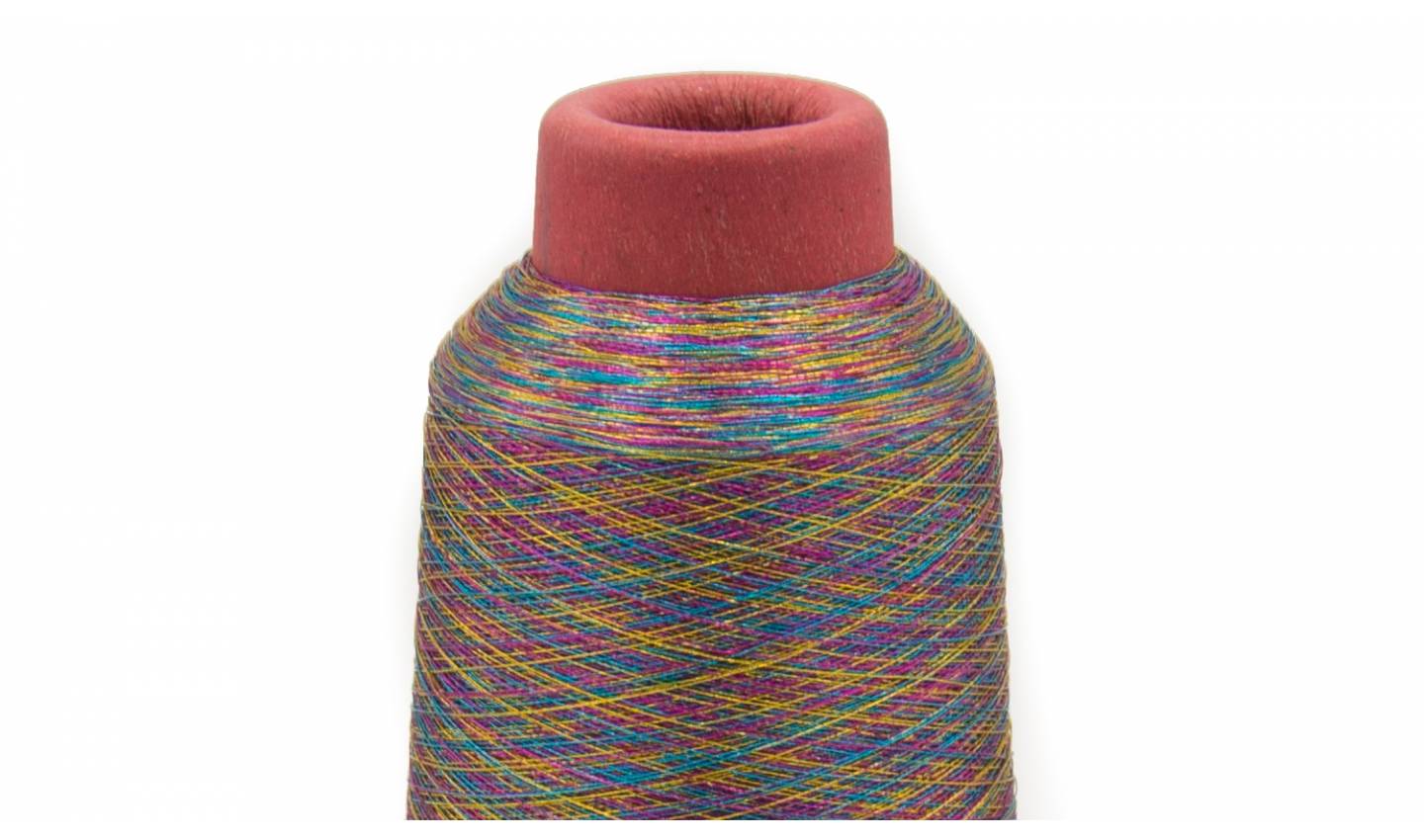 Metalic, multicolor - Overlocktråd