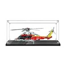 Akrylskyltfönster för Lego 42175 Rescue Helicopter-modell - robust skydd för ditt samlarobjekt (modell ingår ej), basic-2 mm